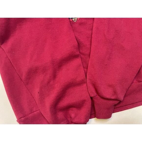 VINTAGE Antique Collector Graphic Crewneck Sweatshirt Men Large Red USA 90s - Picture 5 of 9